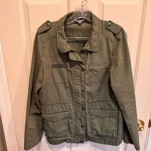 Rubbish Olive Green Military Style Women's Jacket M